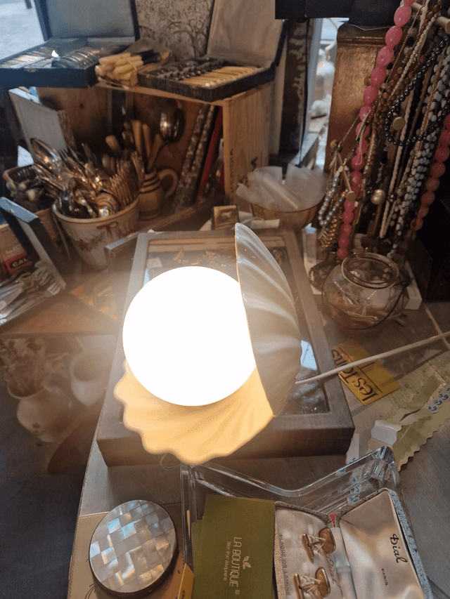 Lampe coquillage