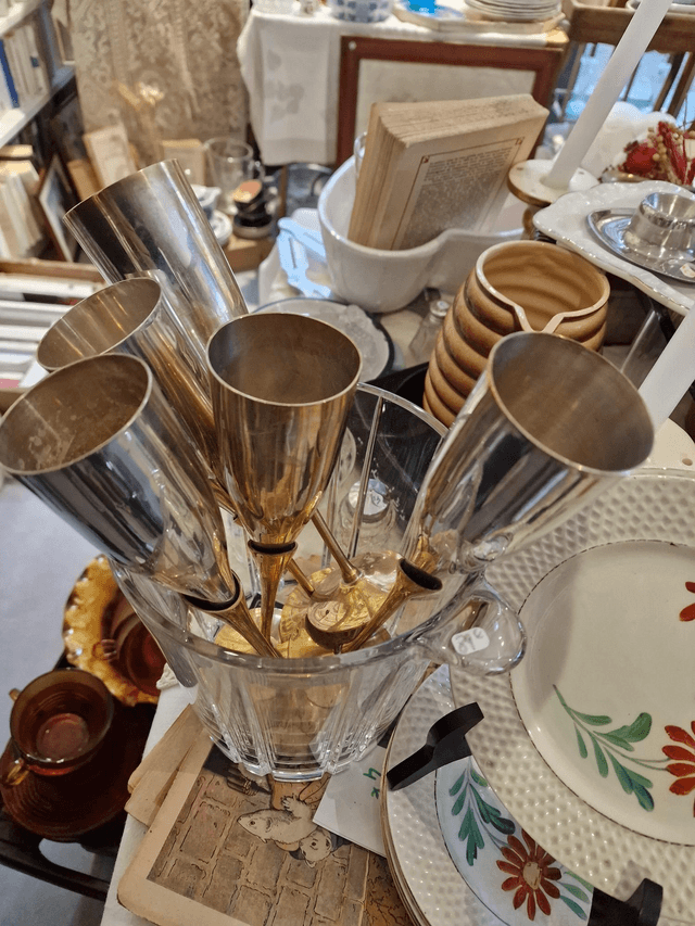 Flûte champagne metal 7ex