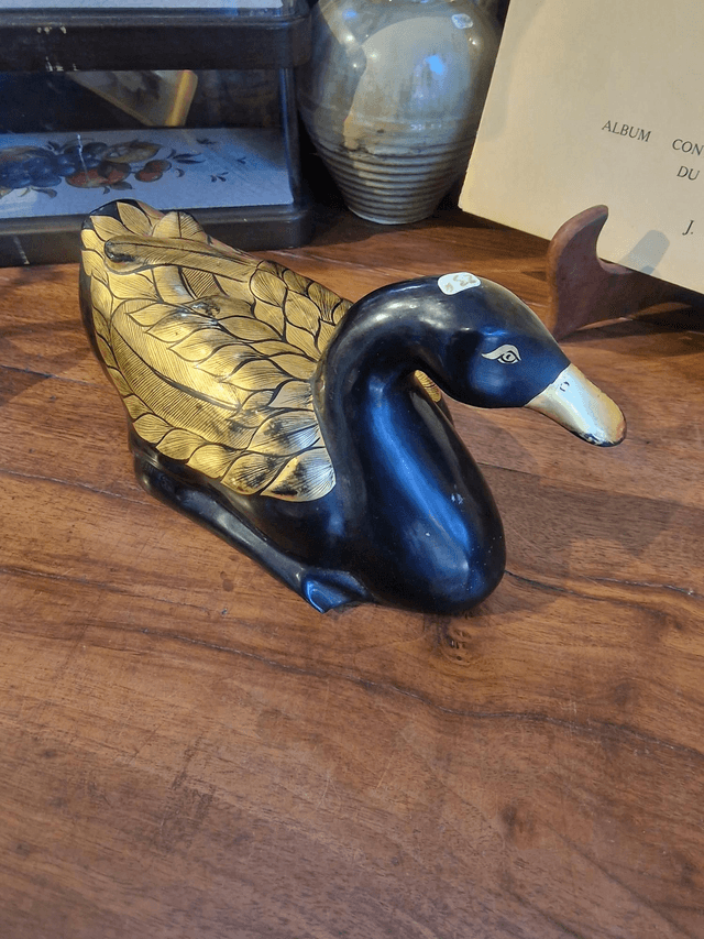 Canard en bois 